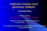 Hašovací funkce nové generace SNMAC