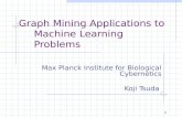 Graph Mining Applications to Machine Learning Problems