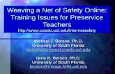 Michael J. Berson, Ph.D. University of South Florida berson@tempest.coeduf
