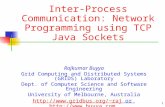 Inter-Process Communication: Network Programming using TCP Java Sockets