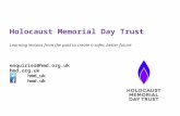 Holocaust Memorial Day Trust Learning lessons from the past to create a safer, better future