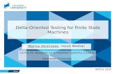 Delta-Oriented Testing for  Finite State  Machines