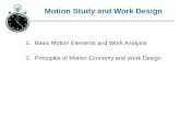 Motion Study and Work Design