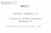 MAST Safety (Domain 2) Clinical Effectiveness (Domain 3)