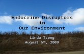 Endocrine Disruptors in Our Environment