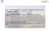 The  Basil Fuleihan Institute for Economy and Finance -  INSTITUTE of FINANCE