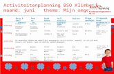 Activiteitenplanning BSO Klimboom maand: junithema: Mijn omgeving