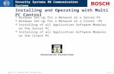 Installing and Operating with Multi PC Control