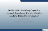 DMM 101:  Building Capacity through Coaching  Family-Guided Routine Based Intervention