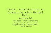 CS623: Introduction to Computing with Neural Nets (lecture-20)