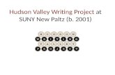 Hudson Valley Writing Project  at SUNY New Paltz (b. 2001)