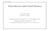 Main Memory and Virtual Memory