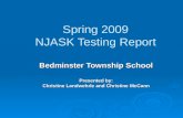 Spring 2009 NJASK Testing Report