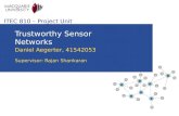 Trustworthy  Sensor Networks
