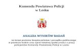 Komenda Powiatowa Policji  w Lesku