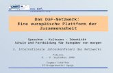 Das DaF-Netzwerk:  Eine europäische Plattform der  Zusammenarbeit