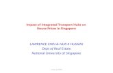 Impact of Integrated Transport Hubs on  House Prices in Singapore