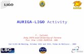 AURIGA-LIGO  Activity