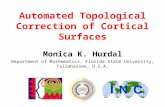 Automated Topological Correction of Cortical Surfaces