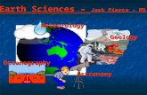 Earth Sciences –  Jack Pierce – MS 2