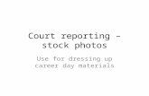 Court reporting – stock photos