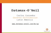 Datamax-O’Neil Carlos Corredor Gerente Distribucion Latin America  datamax-oneil/do/sp