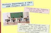 History Department @ CNCS JPDD Project 2012-13