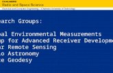 Research Groups: Global Environmental Measurements Group for Advanced Receiver Development