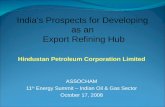 Hindustan Petroleum Corporation Limited ASSOCHAM 11 th  Energy Summit – Indian Oil & Gas Sector