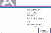 Advances in the PARCC  ELA/Literacy Assessment