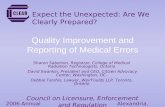 Quality Improvement and Reporting of Medical Errors