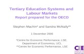 Tertiary Education Systems and  Labour Markets Report prepared for the OECD