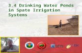 3.4 Drinking Water Ponds in Spate Irrigation Systems