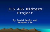 ICS 465 Midterm Project