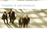 Chapter 4: Job Analysis