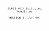 ELPSS RLO Scripting Templates VERSION 3 (Jan 09)