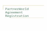 PartnerWorld Agreement Registration