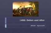 1492: Before and After