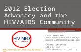 2012 Election  Advocacy and the HIV/AIDS Community