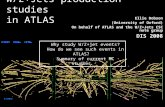 W/Z+Jets production studies  in ATLAS