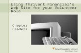 Using Thrivent Financial’s Web Site for your Volunteer Role