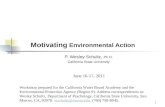 Motivating  Environmental Action
