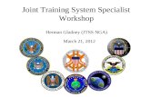 Joint Training System Specialist Workshop