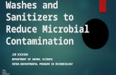 Washes and Sanitizers to Reduce Microbial Contamination