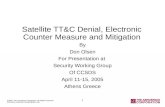 Satellite TT&C Denial, Electronic Counter Measure and Mitigation