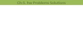 Ch:5.  hw  Problems Solutions
