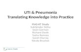 UTI & Pneumonia Translating Knowledge into Practice