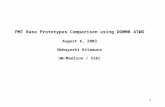PMT Base Prototypes Comparison using DOMMB ATWD August 6, 2003 Nobuyoshi Kitamura