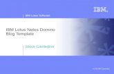 IBM Lotus Notes Domino Blog Template