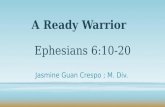 A  Ready Warrior    Ephesians  6:10-20